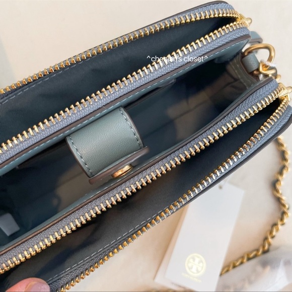 🎀NeW! Tory Burch Fleming Double Zip Mini Bag - Picture 8 of 16
